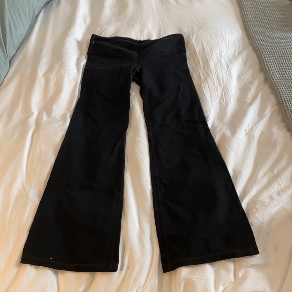 Gap wide leg black leggings